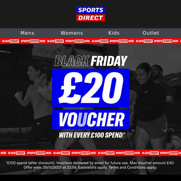 🤯 £20 voucher: Up to 70% off Outlet!