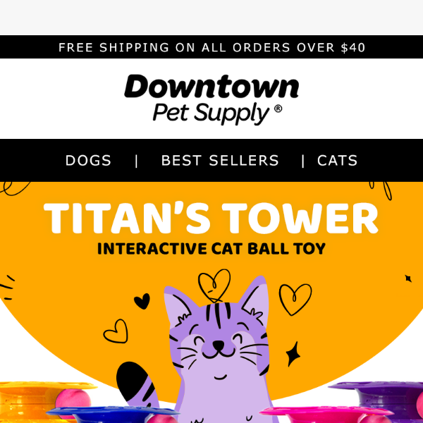 🐱 Introducing the Ultimate Titan's Tower! 🐱