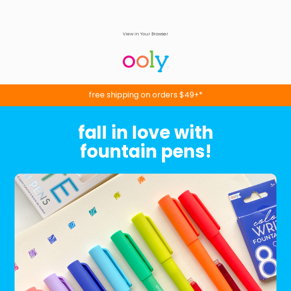 Fall in love with OOLY's fountain pens 🍂🖋️ - OOLY