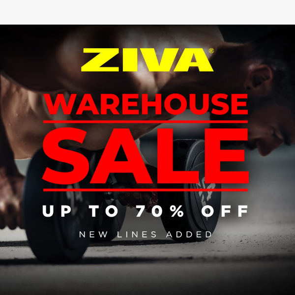 ZIVA Sale - More lines added  - Up to 70% off