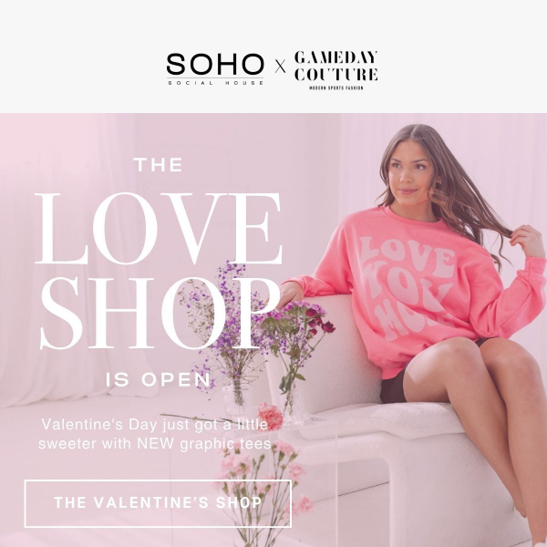 The Love Shop is now open❣️