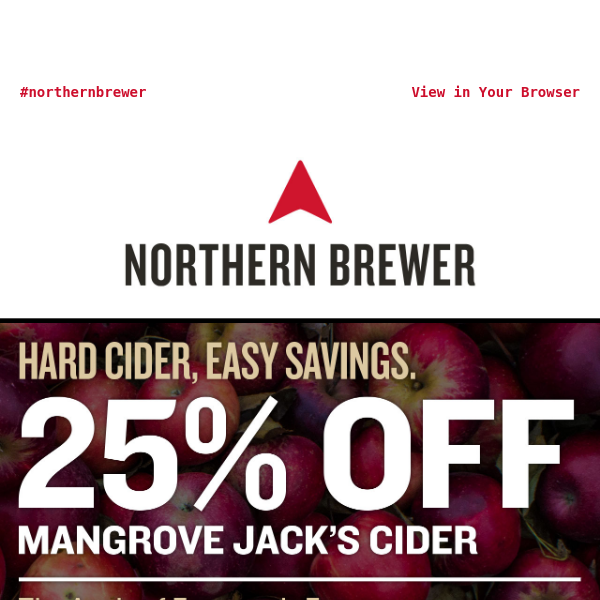 Last Chance for 25% Off Mangrove Jack’s