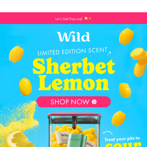 Sherbet Lemon - The fizz-tastic refresher for your pits🍋