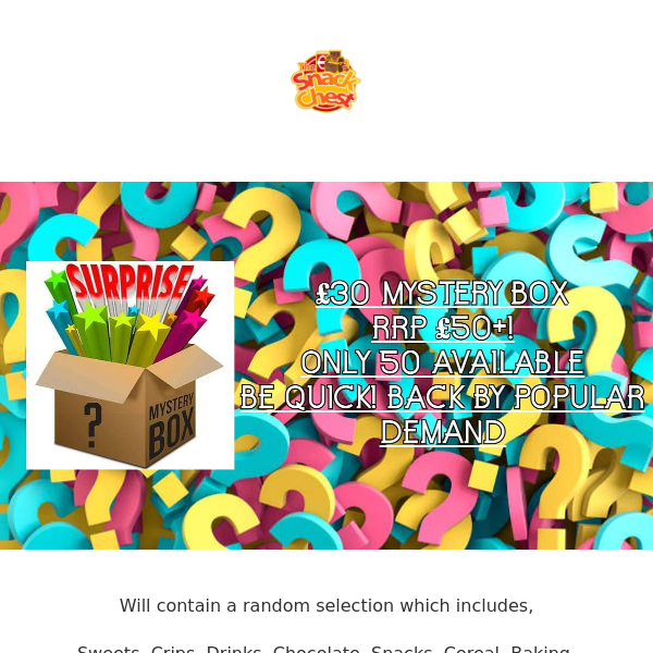MEGA Mystery Box only £30!! RRP £50+!