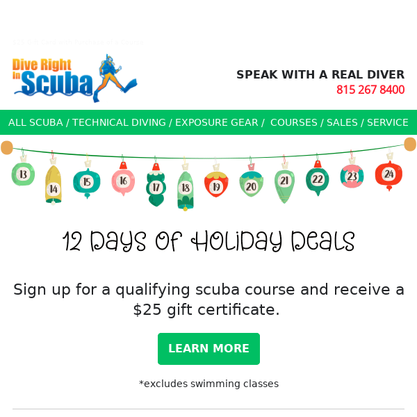 Day 10 of Deals: $25 Gift Card with Purchase of a Course