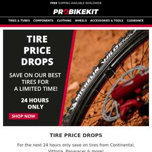 24 Hour Tire Price Drops! HUGE Savings!