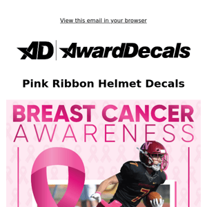 Get Your Pink Ribbon Stickers and Magnets at Award Decals, Inc. 🎀