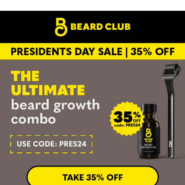 35% off HUGE growth gains