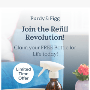 FREE Bottle for Life - Limited Time Only