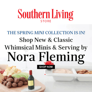 Spring seasonal Entertaining is around the corner! NEW Nora Fleming is Here