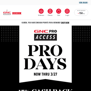 Get ready! PRO Days is the best time to shop.
