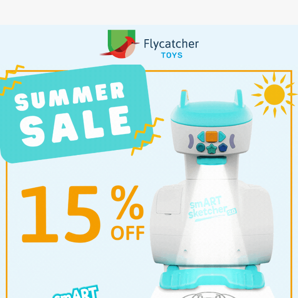 Summer Sale 😎 15% Off smART sketcher® 2.0 - Flycatcher Toys