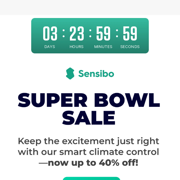 Super Bowl Sale: Up to 40% Off Sensibo + Free Shipping on 2+! 🏈