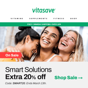 20% OFF Smart Solutions for International Women's Day