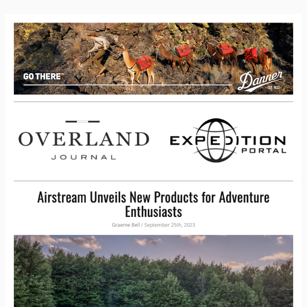 Expedition Portal News: Airstream, Danner’s Lisa Wolf, Colorado ZR2, Chance to Win, BMW’s 1300 GS, Kona at Sun Peaks, Subaru First, Grenadier Dealers