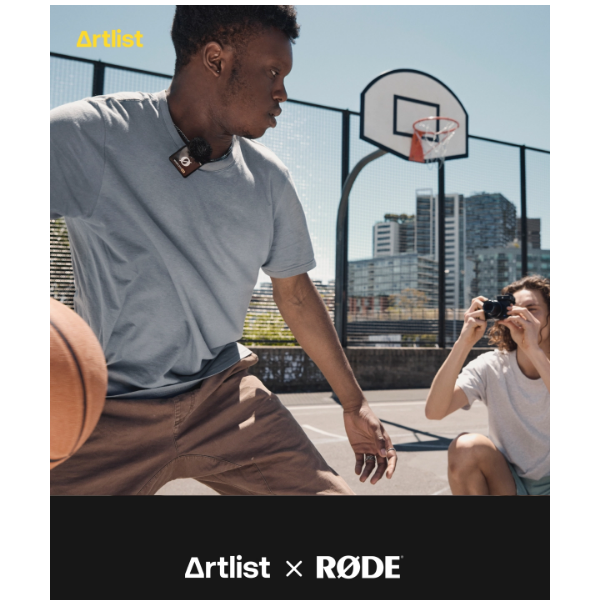 Enter the RØDE x Artlist giveaway to win big