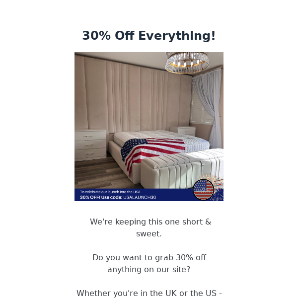 30% Off Everything