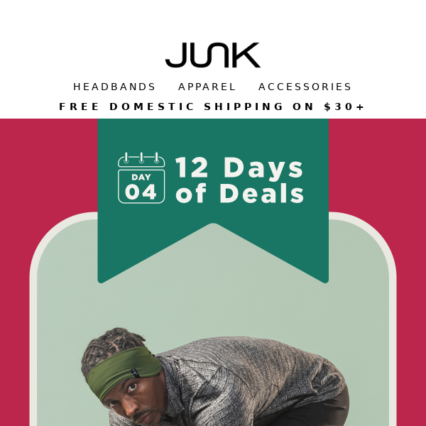 Day 4 of 12 Days of Deals from JUNK