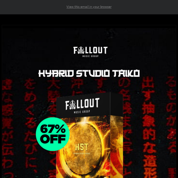 🔥 67% Off Hybrid Studio Taiko by Fallout Music Group