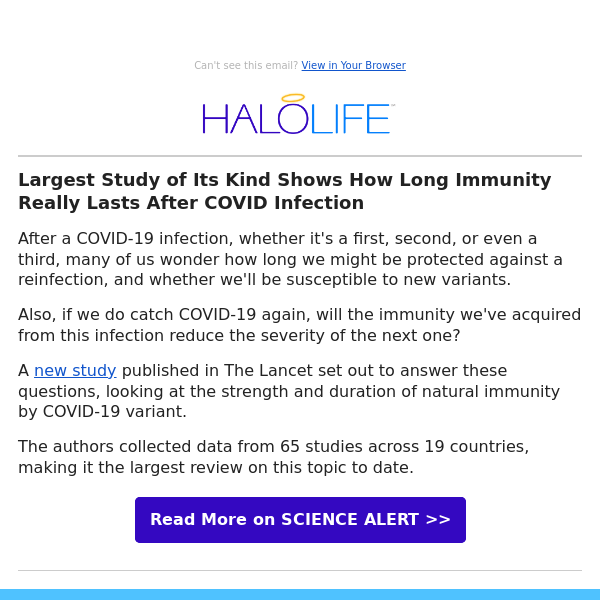 Largest Study of Its Kind Shows How Long Immunity Really Lasts After COVID Infection