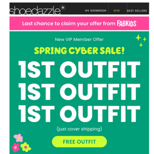 Important Update: ShoeDazzle Your Free Outfit From FabKids is About to Expire