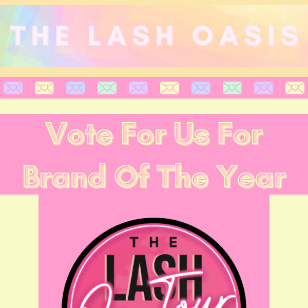 Help us Shine: Vote for Lash Oasis!