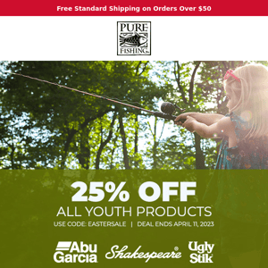 Easter Sale: Save 25% On All Youth Products!