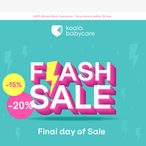 ⏰ Flash Sale LAST DAY