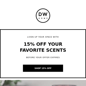 Your 15% Off Will Expire Soon