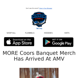 NEW! Coors Banquet Flannel