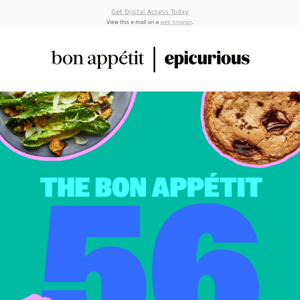 The Bon Appétit 56: 56 Essential Recipes You Must Make This Year