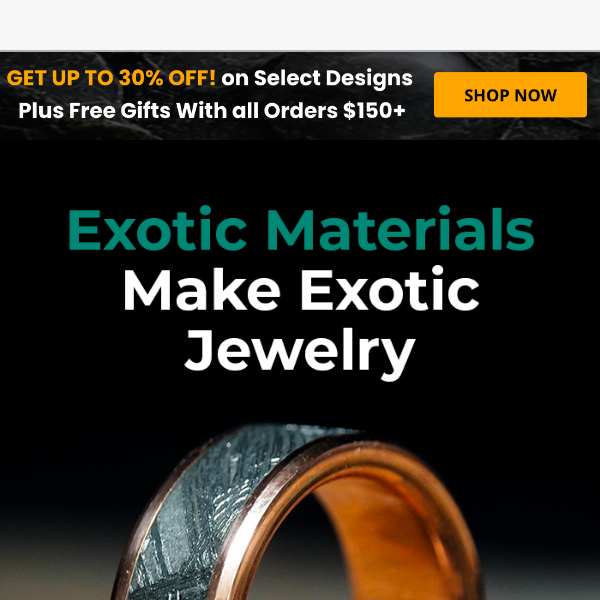 Exotic Materials Make Exotic Jewelry