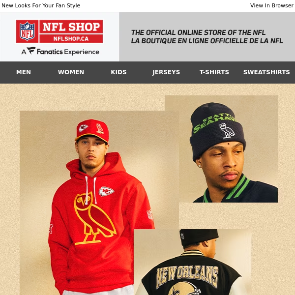 New Arrival: NFL x OVO Collection