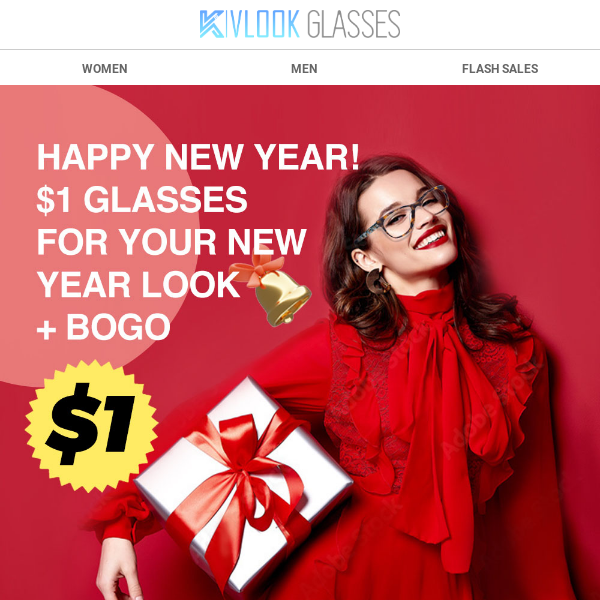 💥Happy New Year!🥳 $1 Glasses for your New Year look + BOGO