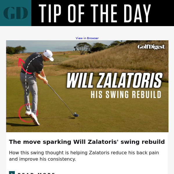 The move sparking Will Zalatoris’ golf swing rebuild, explained