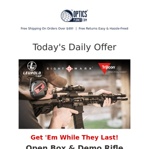 9% Off Ammo + Open Box Scope Deals