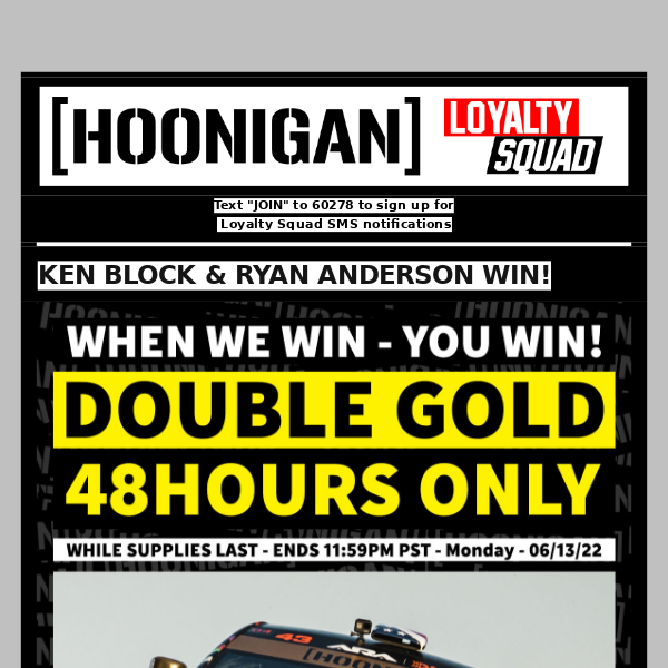 FREE HOONIGAN GOLD