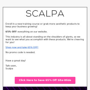 Scale your business with Scalpa!