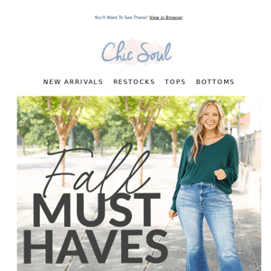 FALL In Love With New Arrivals!
