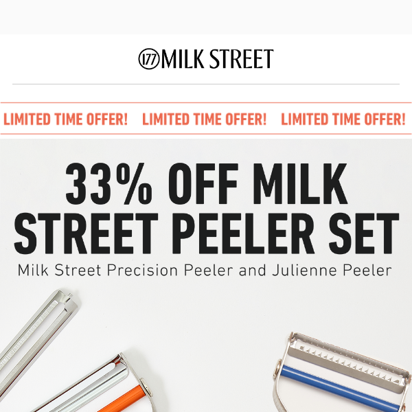 33% Off the Peeler Set that Handles Every Job - Christopher Kimball's Milk  Street