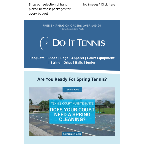 Is Your Court Ready for Spring Tennis?