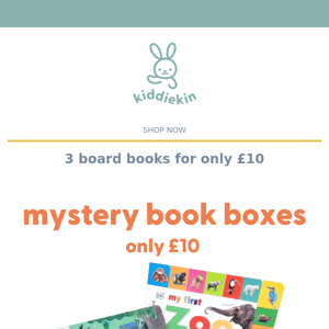 £10 Mystery Book Boxes NOW LIVE  📚📦