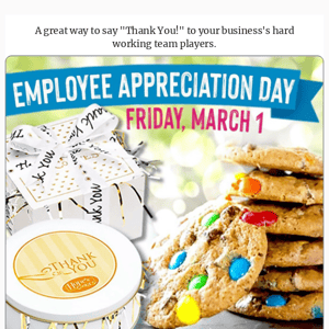 Employee Appreciation Day is Friday
