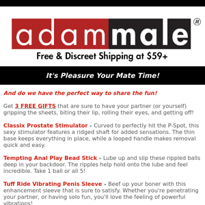 AdamMale, Can You Handle All This Pleasure?
