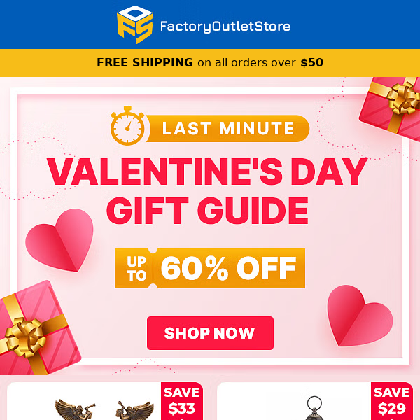 Valentine's Day Deals - Up to 60% OFF