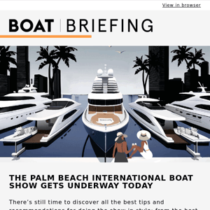 Doors open at the Palm Beach International Boat Show!