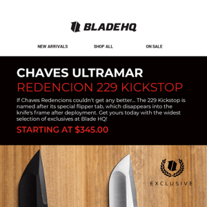 Chaves 229 Kickstop - The Next In Design Innovation!