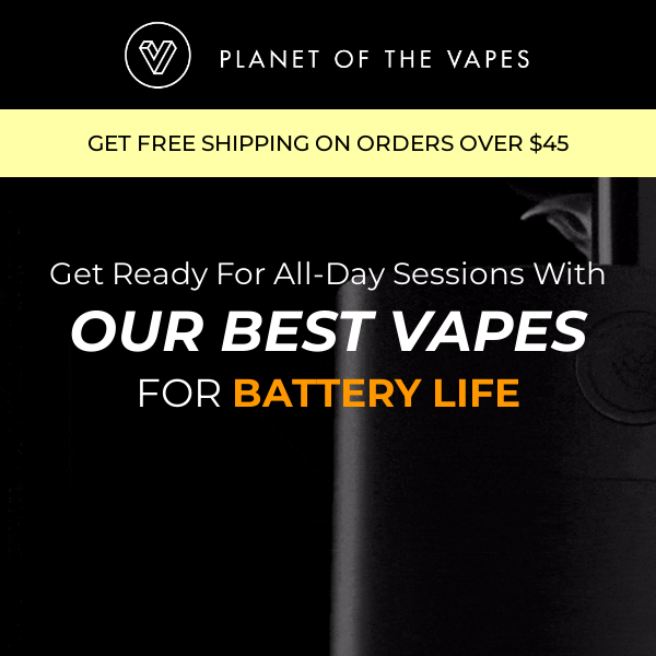 ⚡ Meet our Best Vapes for Battery Life