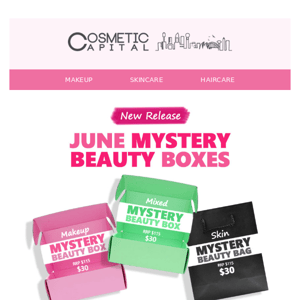 June Mystery Beauty Boxes Are Live!  🎉