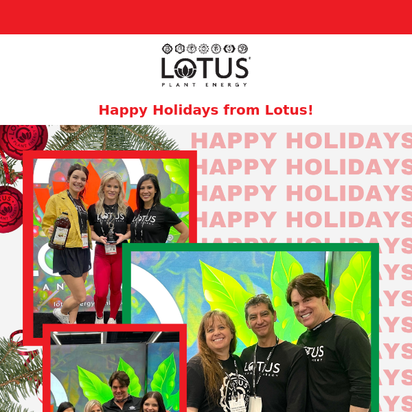 Happy Holidays from Lotus 🎁